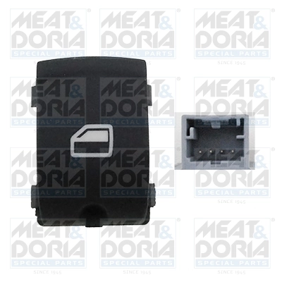 Switch, window regulator